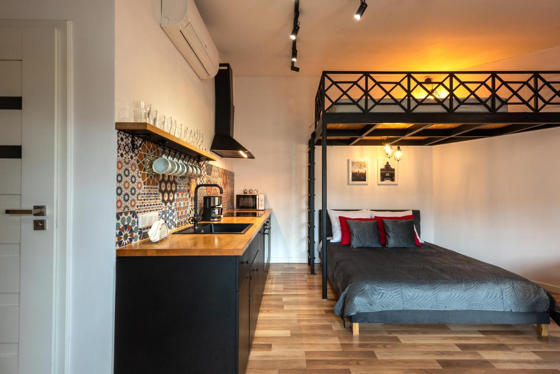 Modern Apartment Arizona Studio Old Town Dietla Balcony Krakow Dış mekan fotoğraf