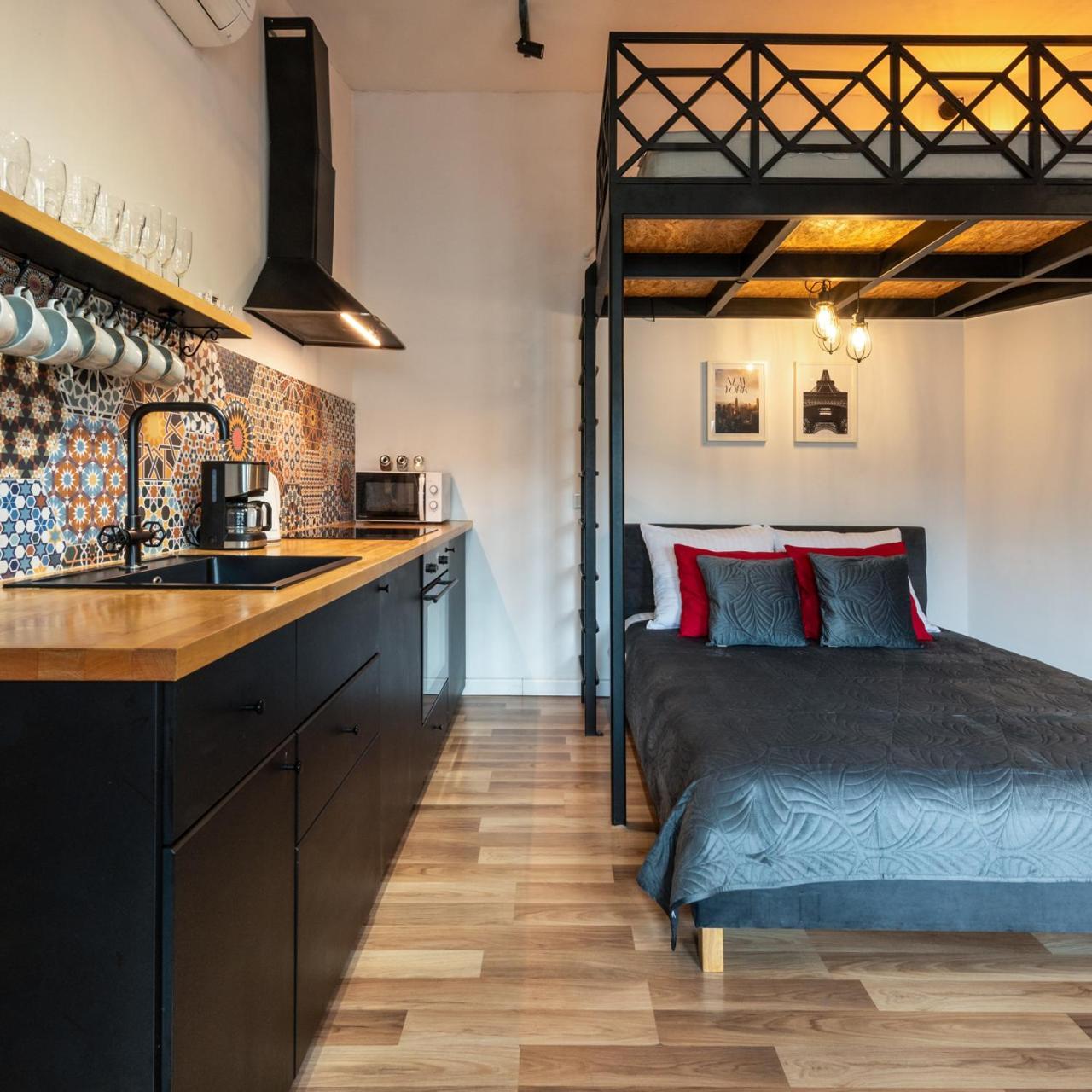 Modern Apartment Arizona Studio Old Town Dietla Balcony Krakow Dış mekan fotoğraf