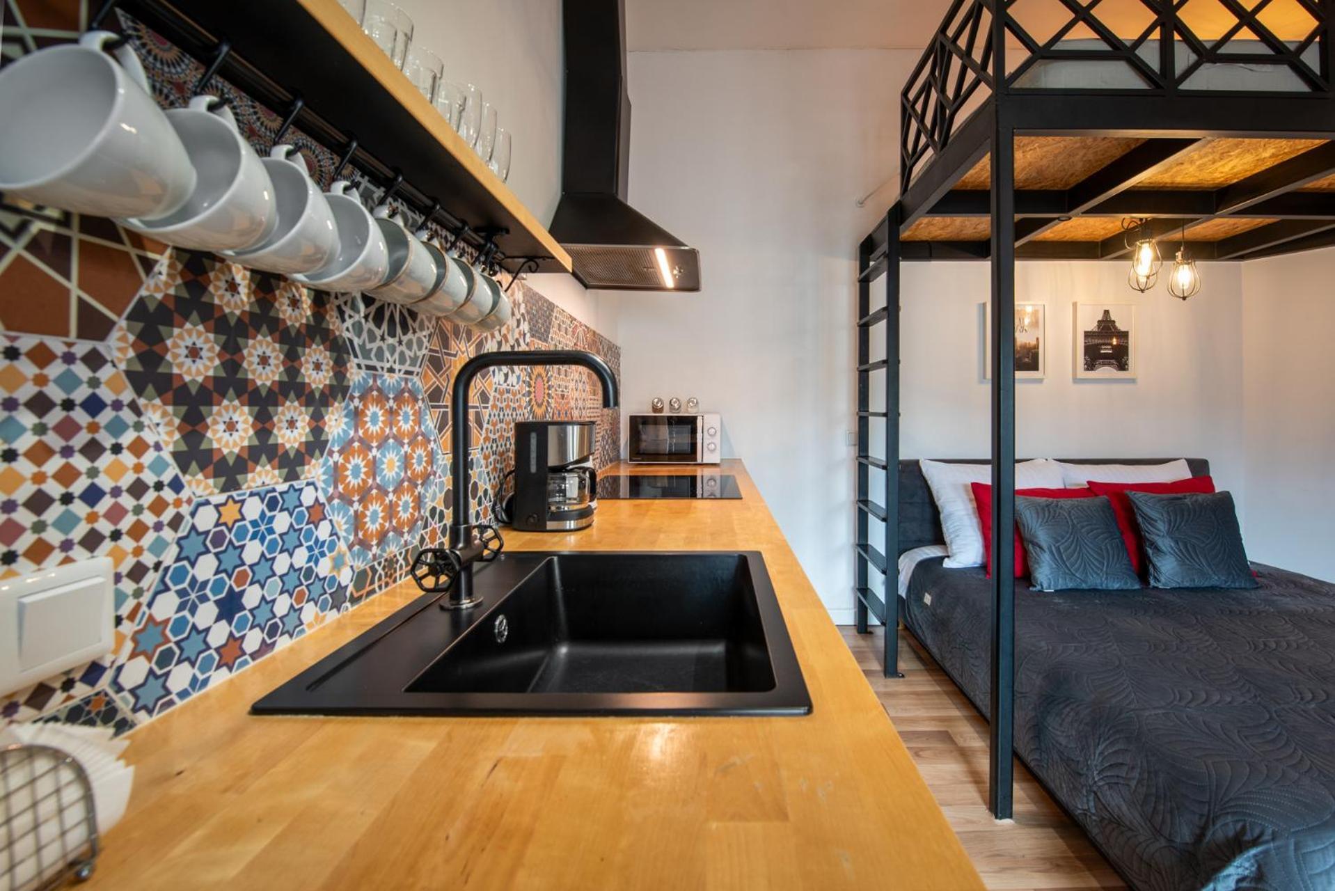 Modern Apartment Arizona Studio Old Town Dietla Balcony Krakow Dış mekan fotoğraf